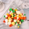 diy fur balls, colorful small fur balls, fur balls, handcrafted materials, accessories, materials for making high-elasticity balls details Picture